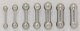 stainless steel barbell, different gauges