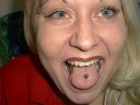 tongue piercing on my sexy hot tamale master...whoo hoo!!