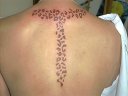 Leopard Print across shoulder and down the spine...this felt good, huh Courtney??