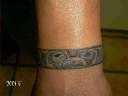 native american art on wrist